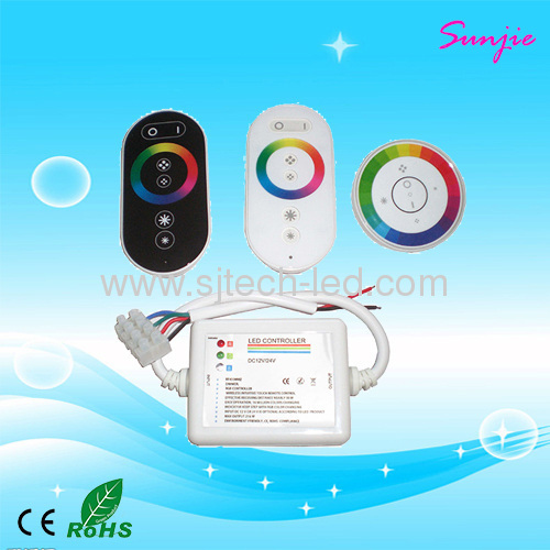 Full White Rainbow Touch Remote + Plastic RGB LED Controller