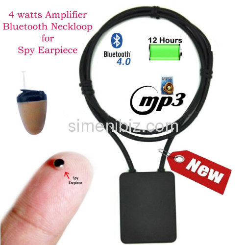 spy bluetooth loop for all kinds of spy wireless earpiece, with MP3 music function