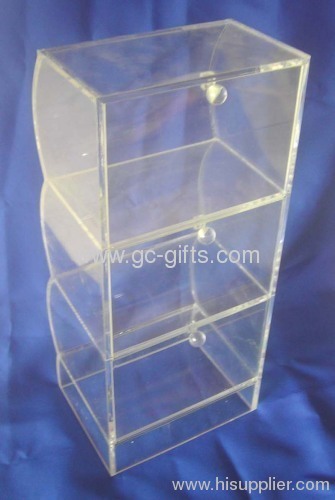 Easy-assembling clear of acrylic storage box