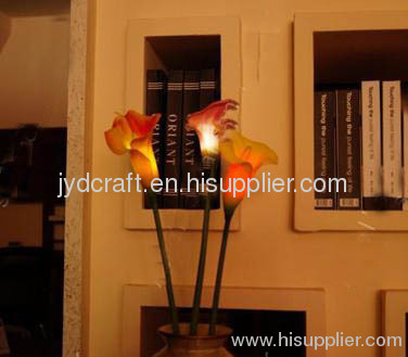 high simulation pu flower LED calla lily