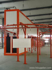 automatic paint coating booth