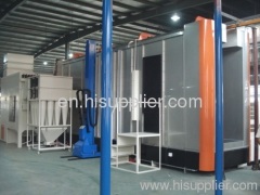 automatic paint coating booth