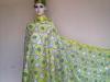 Apple Green Swiss Voile Lace Fabric Bridal With Stones , 51