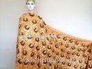 Big Voile Soft African Swiss Cotton Lace Yellow For Evening Dress