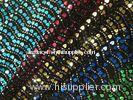 Sequin Embroidered Tulle Fabric With Border Water Soluble