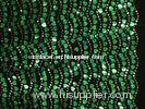 Nylon Mesh Spangle Sequin Embroidery Fabric Soft For Wedding