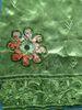 Kintted Sequin Embroidered Fabric For party , Embroidered Chiffon Fabric