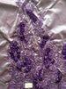 Purple Swiss Sequin Embroidered Fabric Girls , 47- 53 Inch