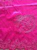 Special Rose Red Sequin Embroidered Fabric For Wedding Dress