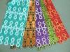 Colorful Sequins Organza Lace Fabric Stretch For Party
