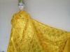 Gloden Yellow Organza Lace Fabric For Evening Dress