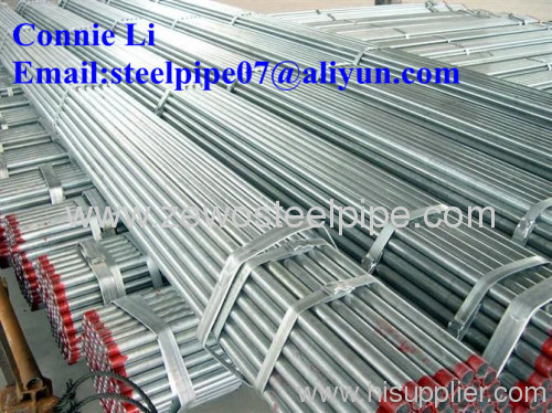 Hot dipped galvanized seamless steel pipe