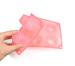 Rose shaped silicone cake baking pan with 8 cavities