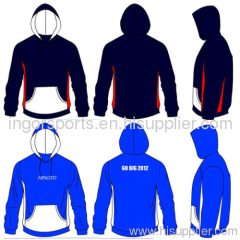 Children - Adult Half Zipper Silk Screen Printing Custom Hooded Sweatshirts Unisex OEM