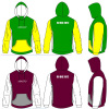 Men Children - Adult Heat Transfer Custom Hooded Sport Wear 300gsm Cotton Fleece