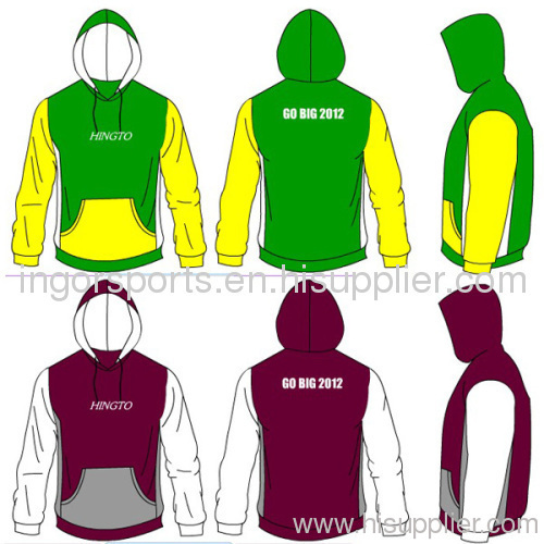 Men Children - Adult Heat Transfer Custom Hooded Sport Wear 300gsm Cotton Fleece