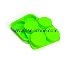 4 cup round shaped silicone bakeware cake baking molds