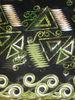3mm Nigerian Lace Fabrics , cotton Big Obama sequin lace