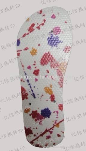 Heat Transfer Slippers Foils For Kids Slippers Good Quality