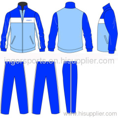 Half Jacket Zip Heat Transfer Printing Polyester Sports Wear Tracksuits OEM