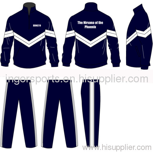 Men Jogging Polyester Children - Adult Zipped Jacket Pocket Tracksuits Sportswear