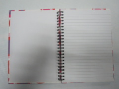 A5 3 subject hardcover double spiral notebook college ruled