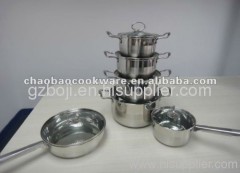 6 pcs cookware set stainless steel kitchenware
