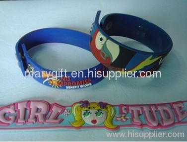 custom design PVC wristband