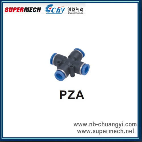 Union Cross plastic pipe tube fitting