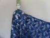 51&quot;/ 52&quot; Blue Velvet Lace Fabric African For Evening Dress