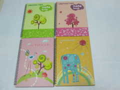 A4 4 subject college ruled hardcover notepad/notebook carton