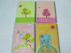A4 4 subject college ruled hardcover notepad/notebook carton