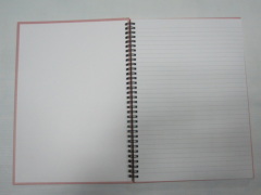 A4 4 subject college ruled hardcover notepad/notebook carton