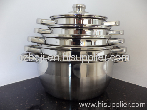 Competitive price stainless steel cookware set