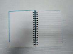 cute A6 4 subject college ruled hardcover notepad/notebook
