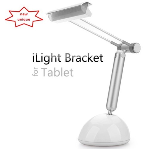 Unique patent stand for iPad with touch switch lamp