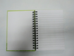 carton A6 3 subject hardcover notepad college ruled for children