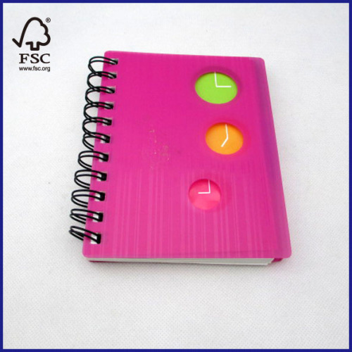 pink pp cover notebook
