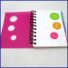 pink pp cover notebook