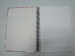A4 3 subject hardcover spiral notebok college ruled 200 sheets
