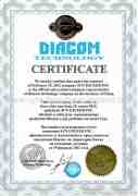 3D NLS Diacom logo certificate