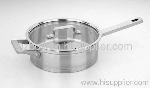 European style high quality stainless steel frypan