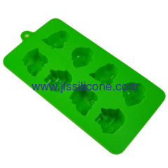 Vehicle shaped silicone chocolate pudding ice maker molds