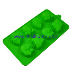 Vehicle shaped silicone chocolate pudding ice maker molds