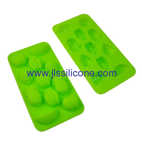 11 cavities silicone pudding or chocolate ice maker tray