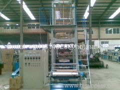 TLB series rotary head double rewinder HDPE film blowing machine