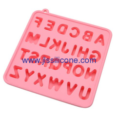 26 letters shaped silicone ice maker molds or chocolate mold