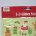 3D glitter stickers 20 count