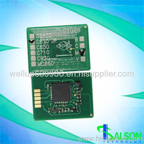 Compatible reset chip for OKI C710/711 710 laser printer cartridge toner chips 44318608 44318607 44318606 44318605