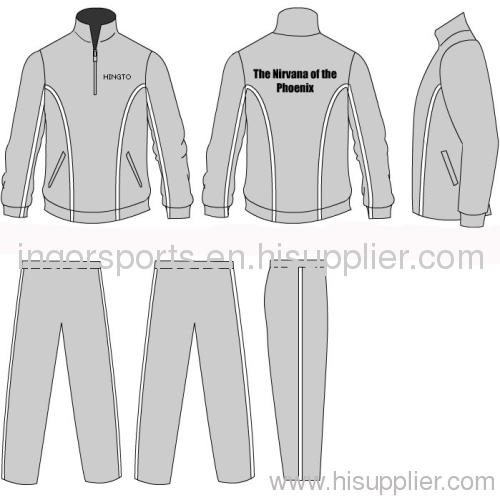 Volleball Polyester Heat Transfer Printing Tracksuits Sportswear For Man